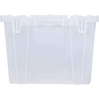 FP243C FliPak Nestable Tote, 26.9" x 16.9" x 12.1", Clear CG167 | Southpoint Industrial Supply