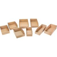 Deep Corrugated Parts Bins, 11-3/4" W x 17-1/4" D x 4-1/2" H, Beige Southpoint Industrial Supply