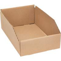 Deep Corrugated Parts Bins, 7-5/8" W x 11-5/16" D x 4-1/2" H, Beige Southpoint Industrial Supply