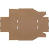 Deep Corrugated Parts Bins, 8-3/4" W x 11-1/4" D x 4-1/2" H, Beige Southpoint Industrial Supply