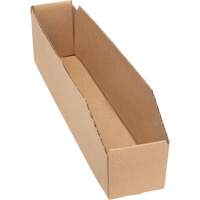 Deep Corrugated Parts Bins, 1-7/8" W x 17-1/8" D x 4-1/2" H, Beige Southpoint Industrial Supply