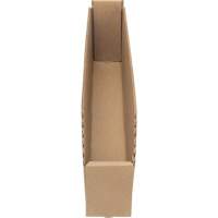 Deep Corrugated Parts Bins, 2-7/8" W x 17-1/4" D x 4-1/2" H, Beige Southpoint Industrial Supply