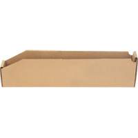 Deep Corrugated Parts Bins, 2-7/8" W x 17-1/4" D x 4-1/2" H, Beige Southpoint Industrial Supply