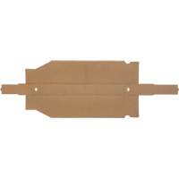 Deep Corrugated Parts Bins, 2-7/8" W x 17-1/4" D x 4-1/2" H, Beige Southpoint Industrial Supply