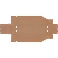 Deep Corrugated Parts Bins, 5-3/4" W x 17-1/4" D x 4-1/2" H, Beige Southpoint Industrial Supply