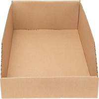Deep Corrugated Parts Bins, 9-3/4" W x 17-1/4" D x 4-1/2" H, Beige Southpoint Industrial Supply