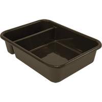 All-Purpose Compartmentalized Storage Tub, 5" H x 15" D x 20" L, Plastic, Brown CG219 | Southpoint Industrial Supply