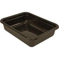 All-Purpose Flat-Bottom Storage Tub, 5" H x 17" D x 22" L, Plastic, Brown CG222 | Southpoint Industrial Supply