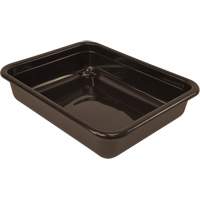 All-Purpose Flat-Bottom Storage Tub, 5" H x 15" D x 20" L, Plastic, Brown CG228 | Southpoint Industrial Supply