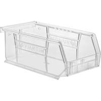Crystal Clear Ultra Bins, 4-1/8" W x 3" H x 7-3/8" D, Clear Southpoint Industrial Supply