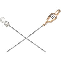 Assemblages l&eacute;gers de c&acirc;bles de masse et de mise &agrave; la terre - Pinces crocodile & raccordements a/borne d'extr&eacute;mit&eacute; de 1/4" Southpoint Industrial Supply