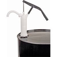 Lever-Type Drum Pump, PTFE, 14 oz./Stroke, Fits 5-55 Gal. DC123 | Southpoint Industrial Supply