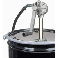 Rotary Type Drum Pump, Aluminum, Fits 15-55 Gal., 6-3/4 oz. per revolution DC126 | Southpoint Industrial Supply