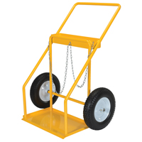 Chariot pour bouteille de gaz, Roues Caoutchouc, Base de 22" la x 14-1/8" lo, 250 lb Southpoint Industrial Supply
