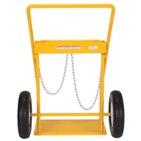 Chariot pour bouteille de gaz, Roues Caoutchouc, Base de 22" la x 14-1/8" lo, 250 lb Southpoint Industrial Supply