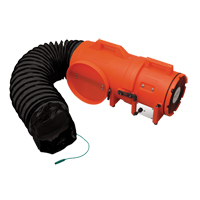 8" Plastic COM-PAX-IAL Blowers, 1/3 HP, 900 CFM, Explosion Proof EA498 | Southpoint Industrial Supply