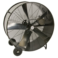 Heavy-Duty Fixed Belt Drive Drum Fan, Industrial, 2 Speed, 42" Diameter Southpoint Industrial Supply