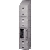 Locker, 15" x 15" x 31", Grey, Assembled FC691 | Southpoint Industrial Supply