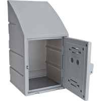 Locker, 15" x 15" x 31", Grey, Assembled Southpoint Industrial Supply