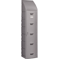 Locker, 15" x 18" x 73", Grey, Assembled FC695 | Southpoint Industrial Supply