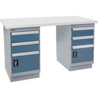 &eacute;tabli pr&eacute;conçu, 72" la x 30" p x 34" h, Capacit&eacute; 2500 lb Southpoint Industrial Supply