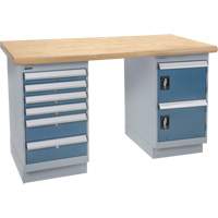 &eacute;tabli robuste, Porte & tiroirs, Cap 1500 lb, 72" la x 30" p, 34" h Southpoint Industrial Supply