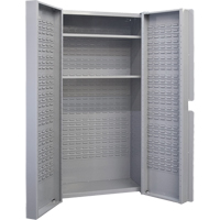 Deep Door Combination Cabinet, 38" W x 24" D x 72" H, Grey Southpoint Industrial Supply