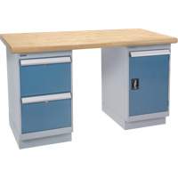 &eacute;tabli robuste, Porte & tiroirs, Cap 1500 lb, 72" la x 36" p, 34" h Southpoint Industrial Supply