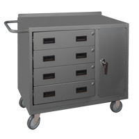 Armoire d'&eacute;tabli mobile, Acier Surface Southpoint Industrial Supply