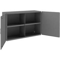 Wall-Mountable Cabinet, 24" H x 33-13/16" W x 12-3/8" D, 1 Shelves, Steel, Grey Southpoint Industrial Supply