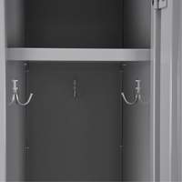 Clean Line Lockers, 3 -tier, Bank of 4, 48" x 18" x 76", Steel, Beige, Rivet (Assembled) Southpoint Industrial Supply