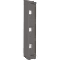 Casiers Clean Line, 3 niveaux, 12" x 18" x 82", Acier, Charbon, Rivet (assembl&eacute;) Southpoint Industrial Supply