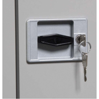 Armoires de rangement Hi-Boy profondes, Acier, 4 Tablettes, 72" h x 36" la x 24" P, Charbon Southpoint Industrial Supply