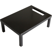 All-Welded Concorde Free Standing Locker Base, 1 Banks, 6" H x 12" W x 18" D, Black, Steel Southpoint Industrial Supply