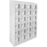 Assembled Clean Line™ Perforated Economy Lockers FL356 | Southpoint Industrial Supply