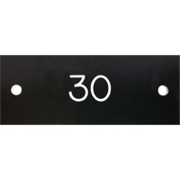 Locker Number Plates FL587 | Southpoint Industrial Supply