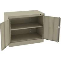 Standard Desk-High Cabinet, Steel, 30" H x 36" W x 18" D, Beige FL776 | Southpoint Industrial Supply