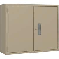 Wall Mounted Cabinet, Steel, 2 Shelves, 30" H x 36" W x 12" D, Beige Southpoint Industrial Supply