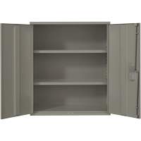 Lo-Boy Storage Cabinet, Steel, 2 Shelves, 40" H x 36" W x 18" D, Grey Southpoint Industrial Supply