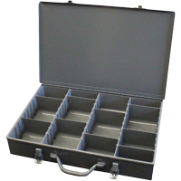 Compartment Steel Scoop Boxes, 17.875" W x 12" D x 3" H, 13 Compartments Southpoint Industrial Supply