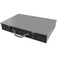 Compartment Steel Scoop Boxes, 17.875" W x 12" D x 3" H, 13 Compartments Southpoint Industrial Supply
