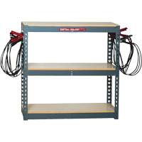 Support de charge pour batterie avec 10 jeux de pinces Southpoint Industrial Supply