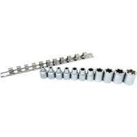 Jeu de douilles Flat-Cut E-"Star", 11 Morceaux, Prise de 3/8" Southpoint Industrial Supply