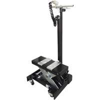 Low Profile Floor Service Jack, 12 Ton(s) Capacity, 7-1/2" Lowered, 15" Raised, Air Hydraulic Southpoint Industrial Supply