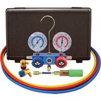 Automotive R134A 2-Way Manifold Gauge Set with Mini Dye Injector Southpoint Industrial Supply