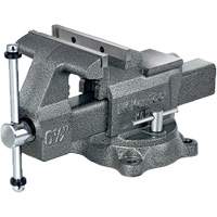 K65 Professional Workshop Vise, 6-1/2" Jaw Width, 3-7/8" Throat Depth, Swivel Base Southpoint Industrial Supply