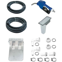 Pompe de transfert de fluide d'&eacute;chappement diesel (DEF) 115 V CA avec support pour cuve GRV et pistolet Southpoint Industrial Supply