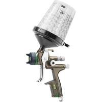Pistolet de peinture de premi&egrave;re qualit&eacute; pour peinture automobile avec psi num&eacute;rique X5500 HVLP 1,2 I RPS D, Entr&eacute;e d'air 1/4" NPT, 15,19 pi³/min, Capacit&eacute; 0,6 L/0,9 L, 0,17 psi Southpoint Industrial Supply