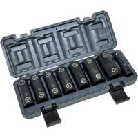 Double-Ended Hex & Twist Socket Set with Case, 8 Pieces, 1/2" Drive Size Southpoint Industrial Supply