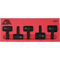 Exhaust Gas Sensor Socket Set, 5 Pieces, 1/2" Drive Size Southpoint Industrial Supply